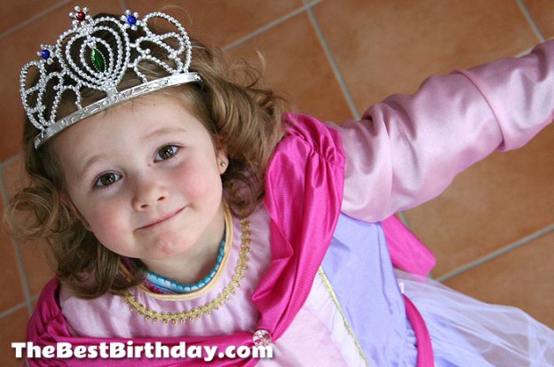 Princess at her party